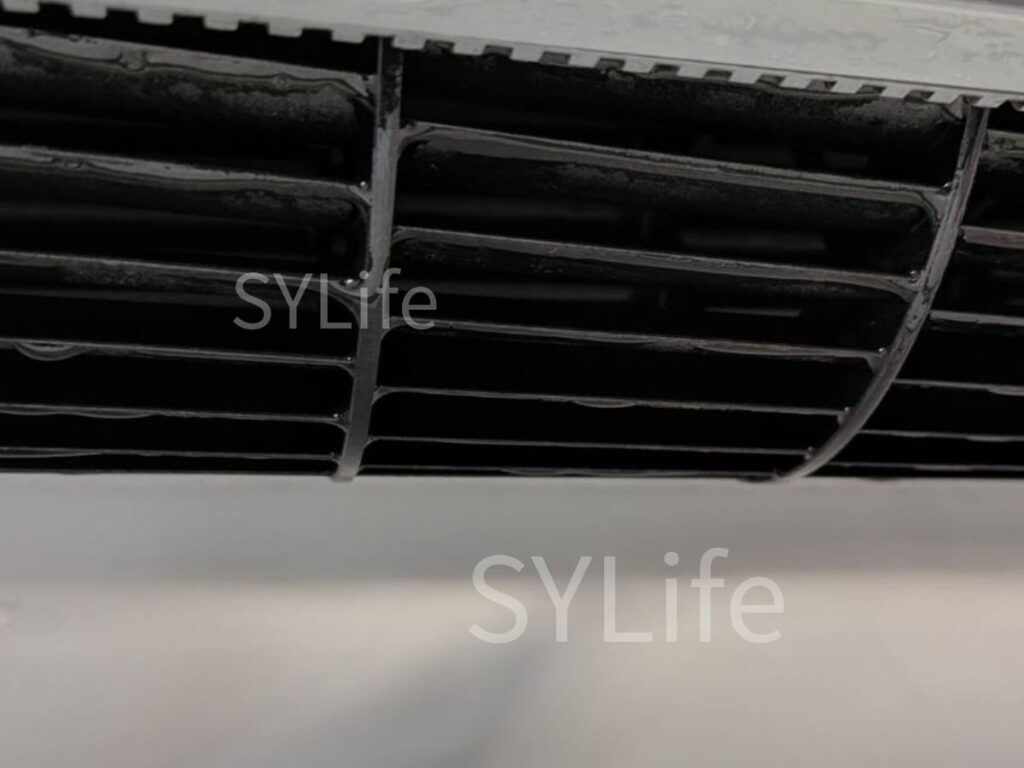 MSZ-GV2221-Wエエアコンクリーニング後のファン部分の写真。