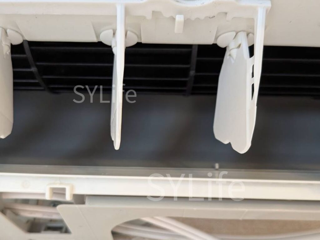 CS-363DFL-Wエアコンクリーニング洗浄後のファン部分