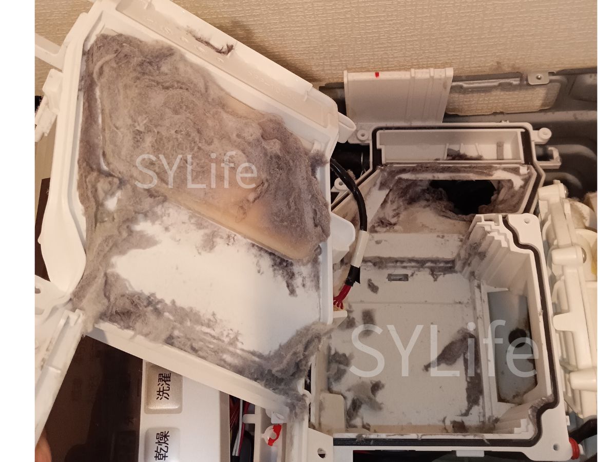 日立BD-SX110EL乾燥経路のホコリ詰まり 千代田区ドラム式洗濯機クリーニング