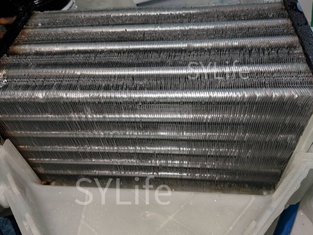 港区 シャープ ES-W112 ヒートポンプ洗浄後 乾燥改善