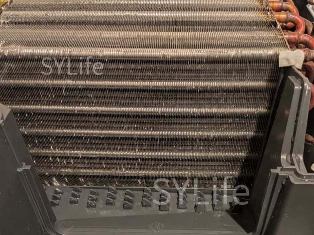 足立区 パナソニック NA-LX127AL ヒートポンプユニットの清掃後