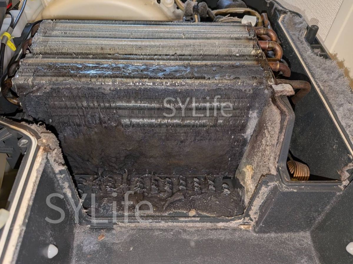 NA-VX800BR ヒートポンプ 熱交換器 ホコリ詰まり 乾燥不良の原因