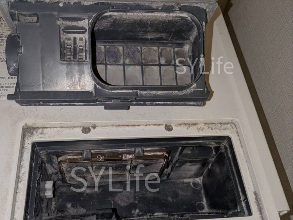 品川区 パナソニック NA-VX9600L 乾燥フィルター目詰まり ホコリ詰まり