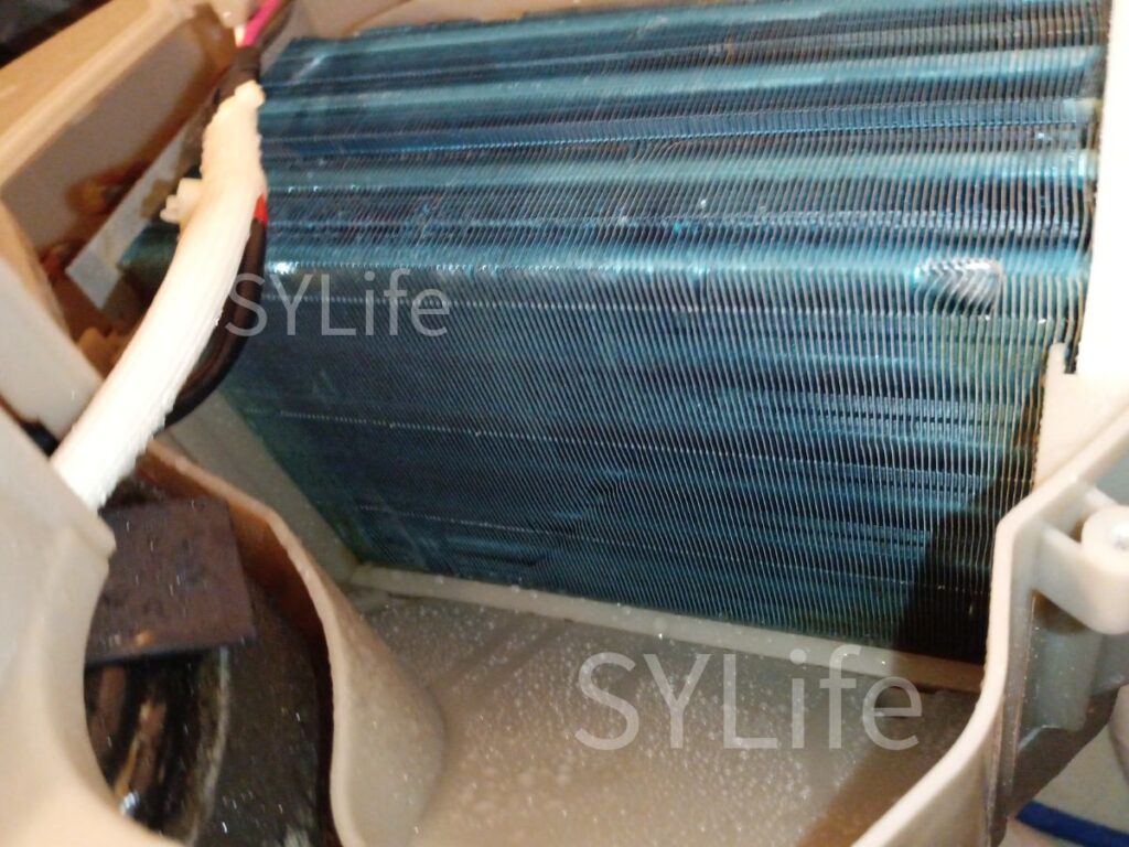 TW-127X9L ヒートポンプ洗浄後 ホコリ除去