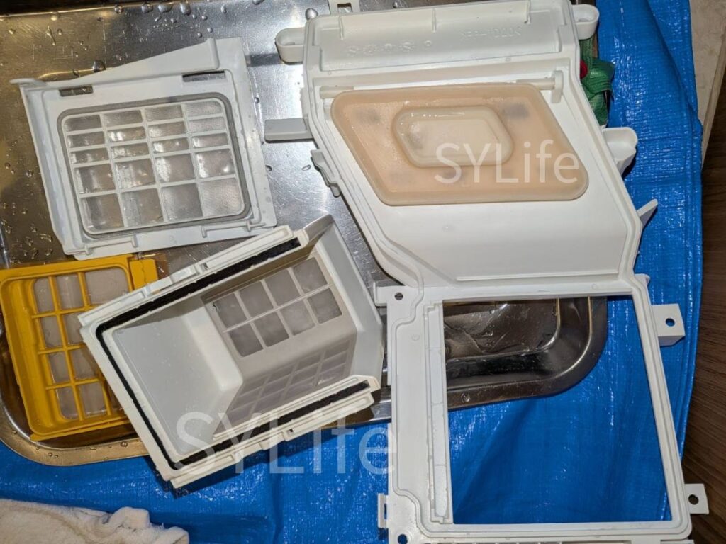 日立BD-STX110GL 乾燥フィルター清掃後 通気改善