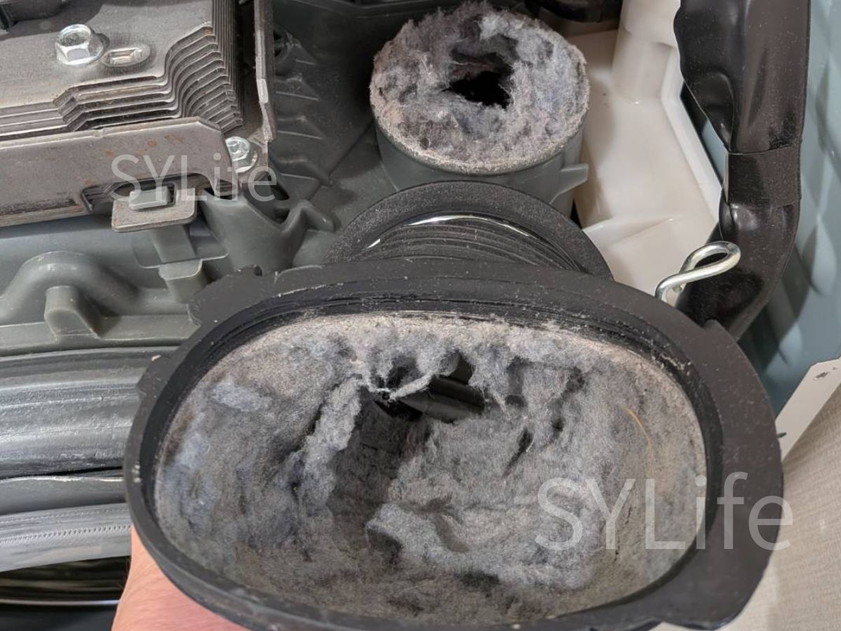 NA-VX900BR 乾燥経路のホコリ詰まり 渋谷区施工事例