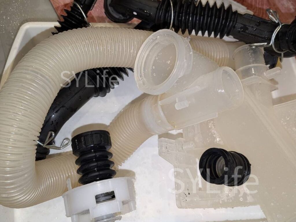 品川区 洗濯機 排水経路洗浄後 詰まり解消 NA-VX9600L