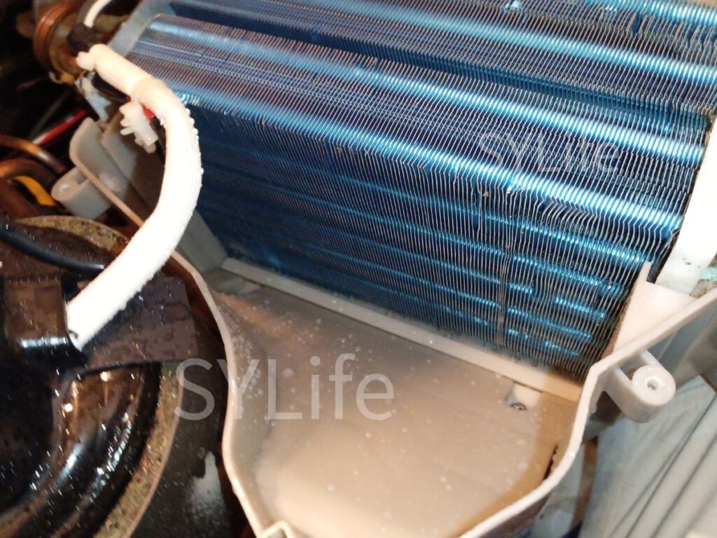 東芝 TW-127X8R ヒートポンプ洗浄後 ホコリ除去後の状態