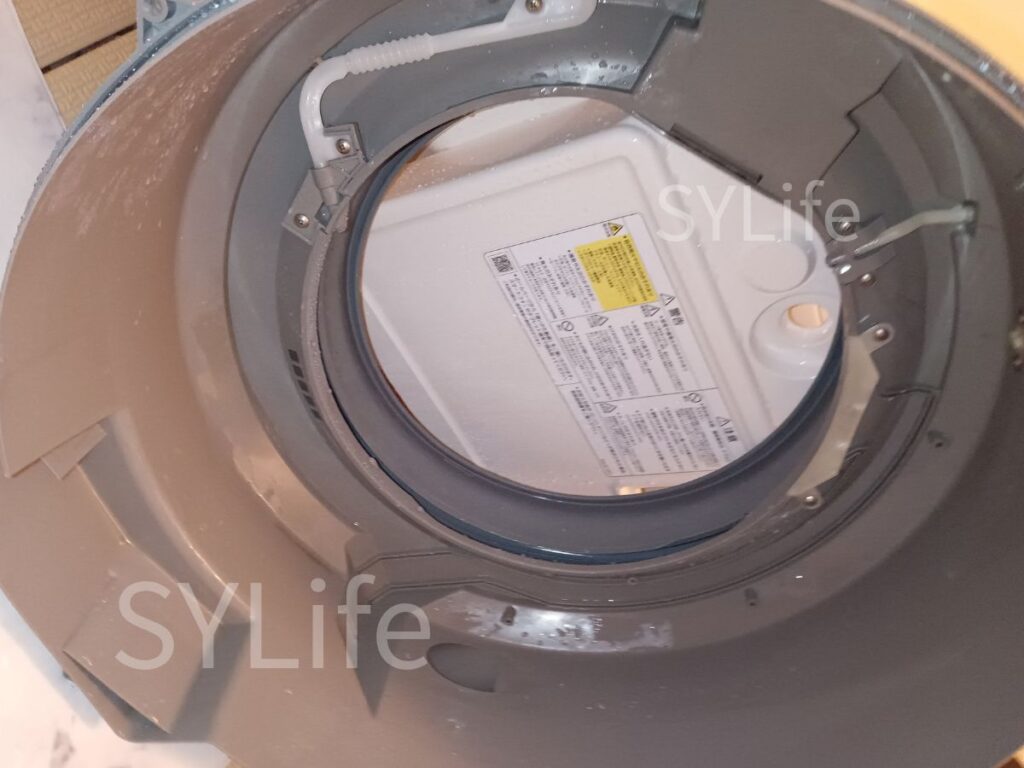 杉並区 日立BD-SG100AL 脱水受け洗浄後