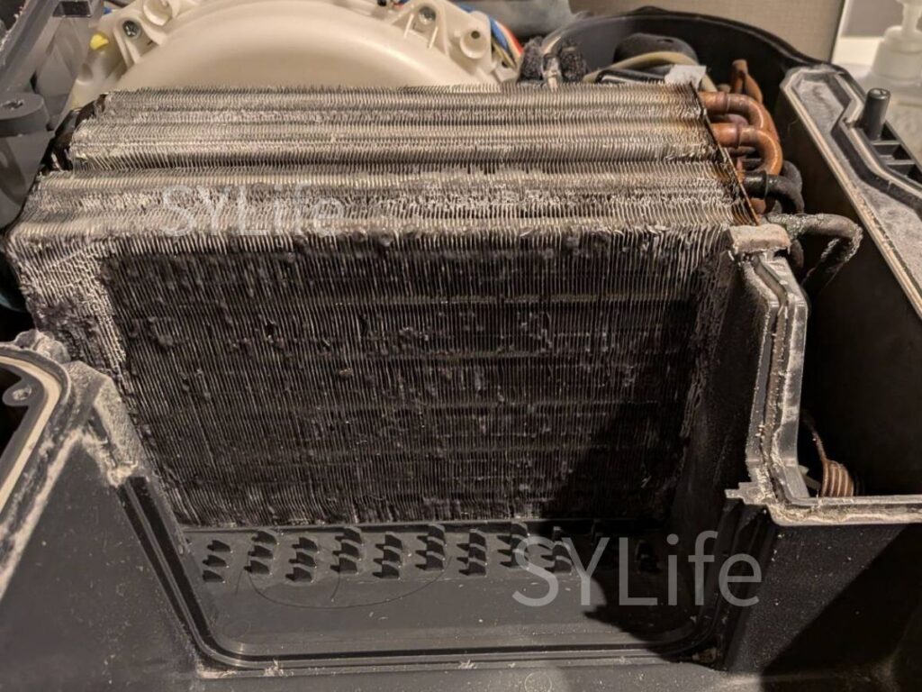 NA-VX800ALヒートポンプ洗浄前
