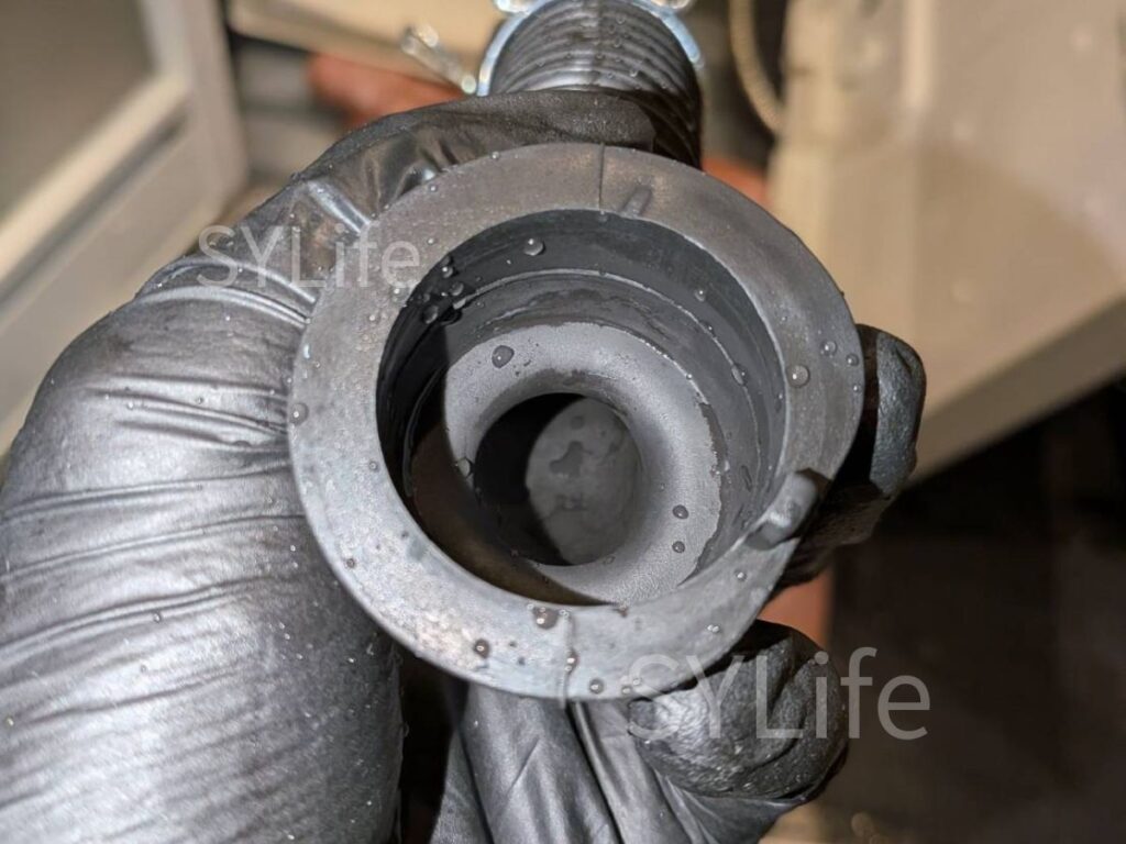 NA-VX800AL排水経路ダクト洗浄後