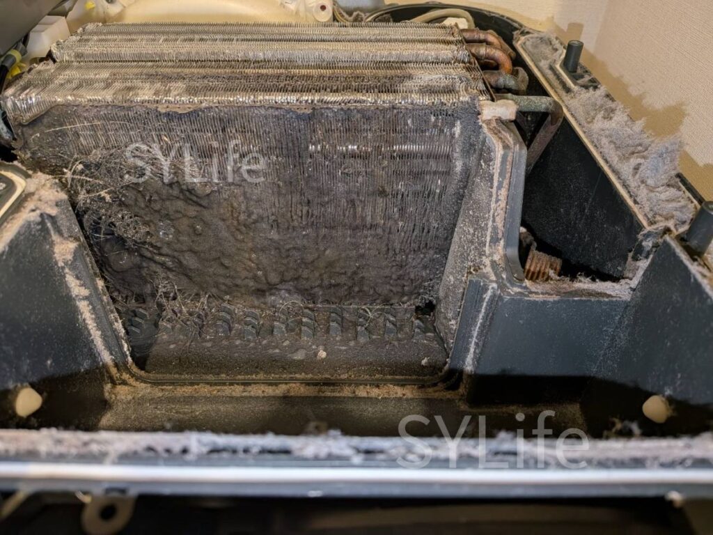 川口市NA-VX8900Lヒートポンプ洗浄前