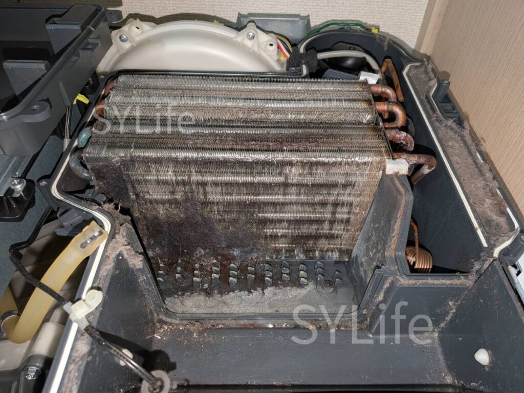 東京都中央区 ドラム式洗濯機クリーニング NA-VX3900L ヒートポンプ（洗浄前）