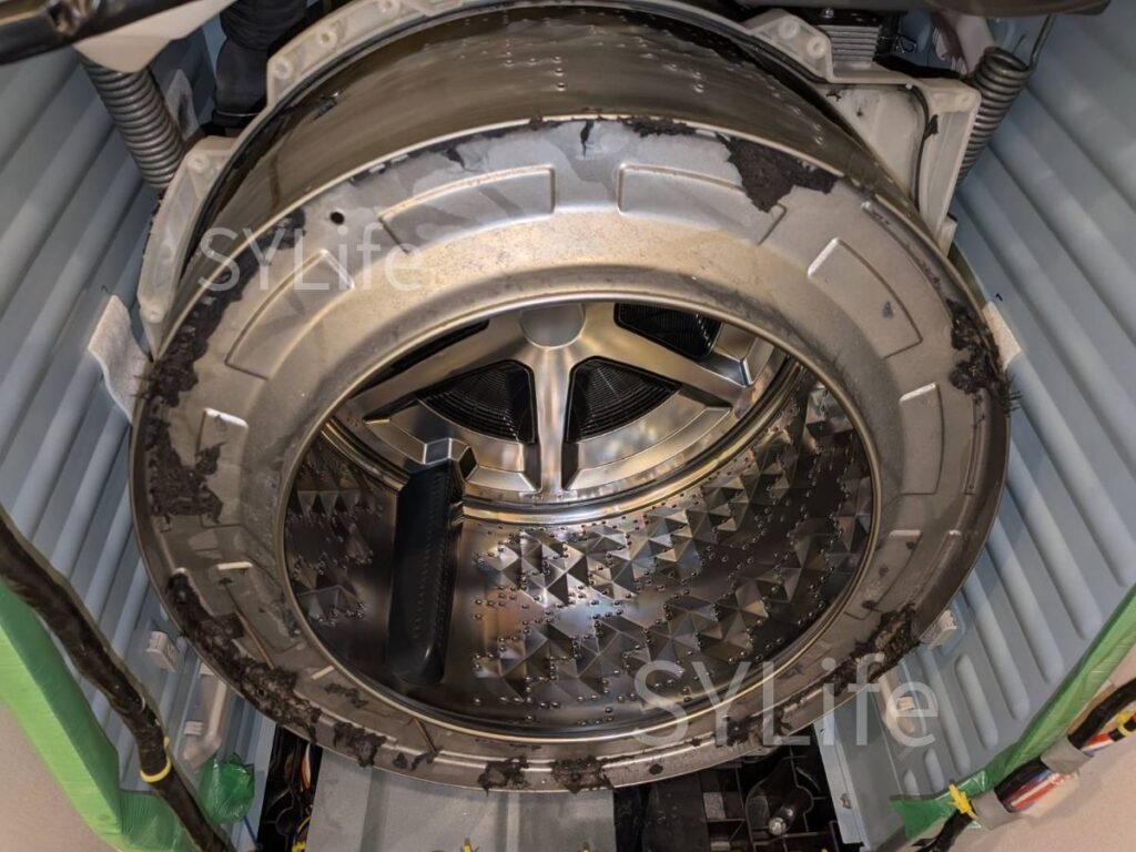 港区 パナソニック NA-VX9800L洗濯槽洗浄前