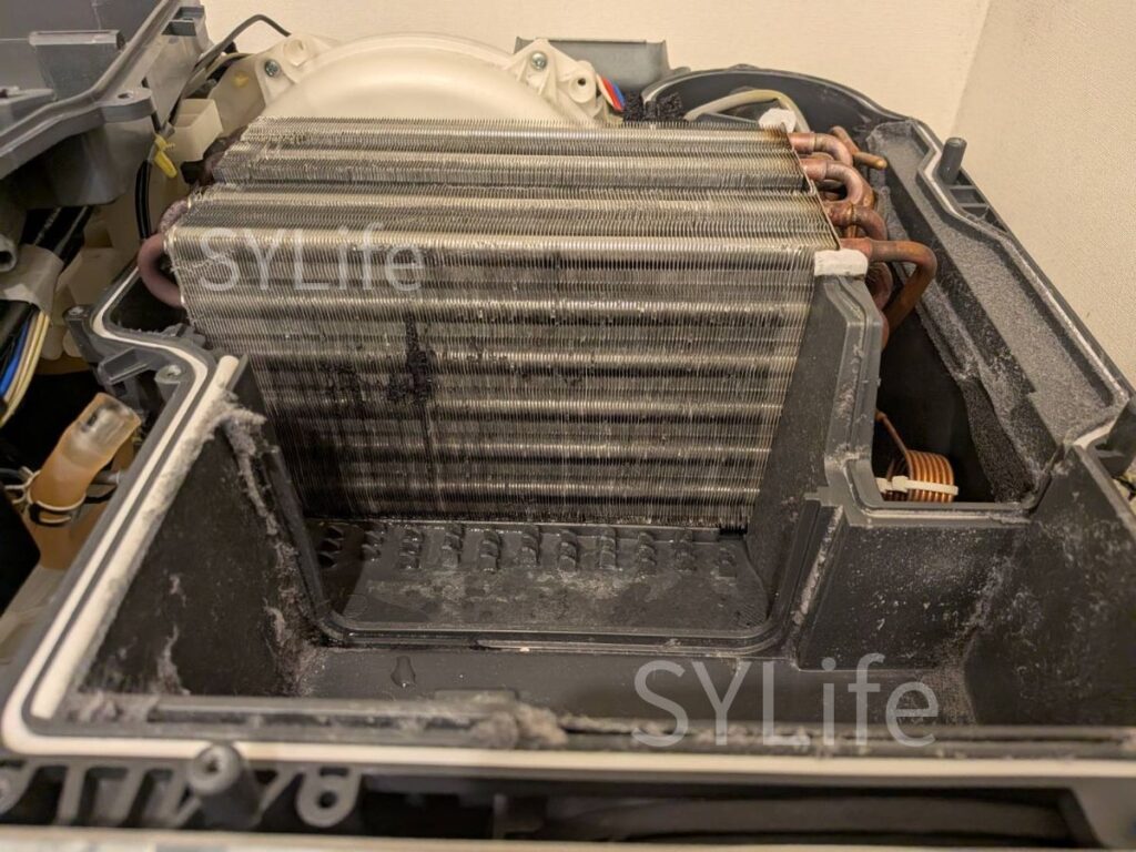 港区 パナソニック NA-VX9800Lヒートポンプ洗浄前