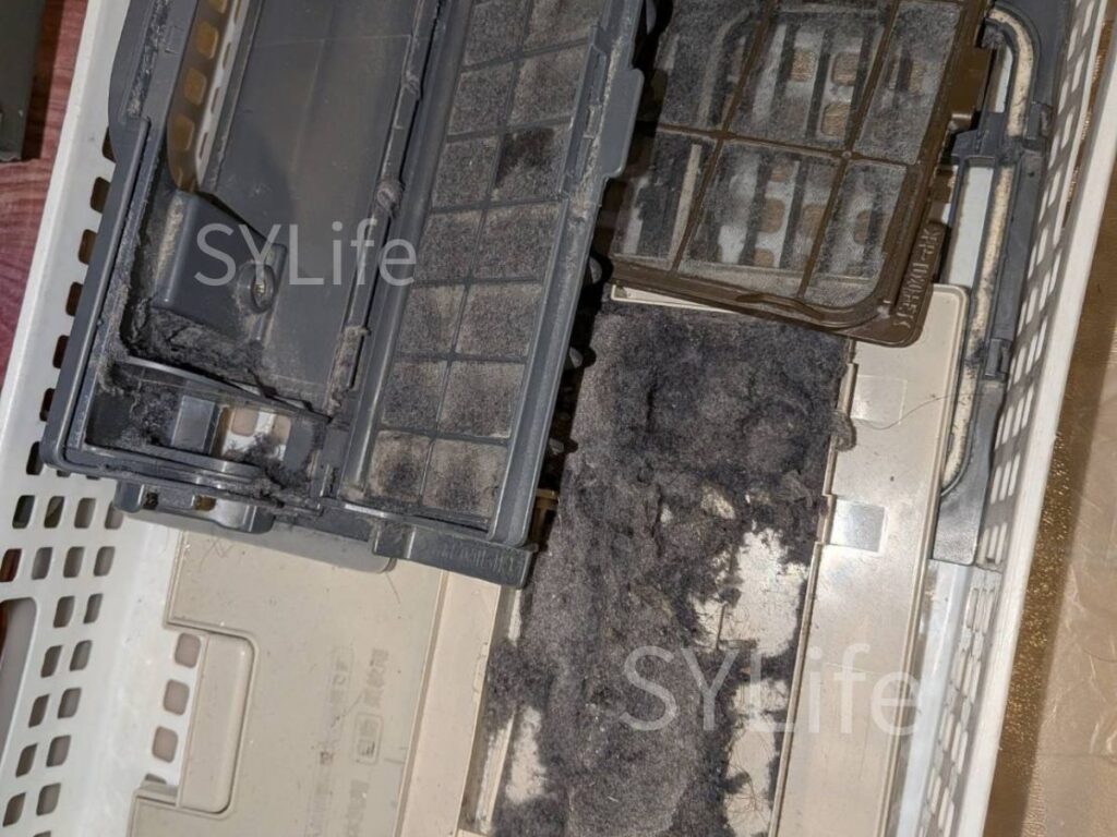 港区 パナソニック NA-VX9800L乾燥フィルターのホコリ詰まり