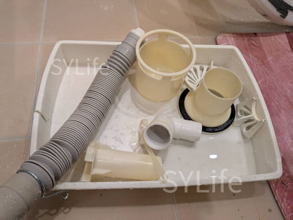 港区 パナソニック NA-VX9800L排水口洗浄後