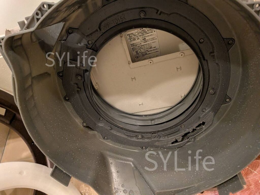 港区 パナソニック NA-VX9800L脱水受けカバー洗浄後