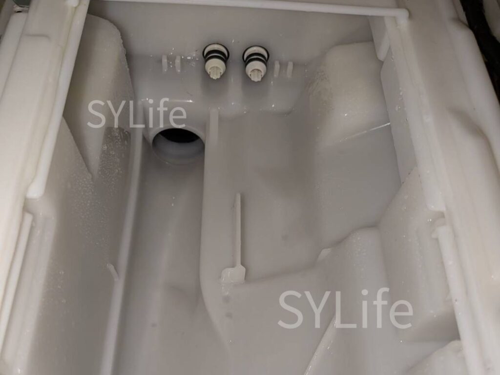 中央区東日本橋パナソニックドラム式洗濯機NA-9800R洗剤投入口洗浄後
