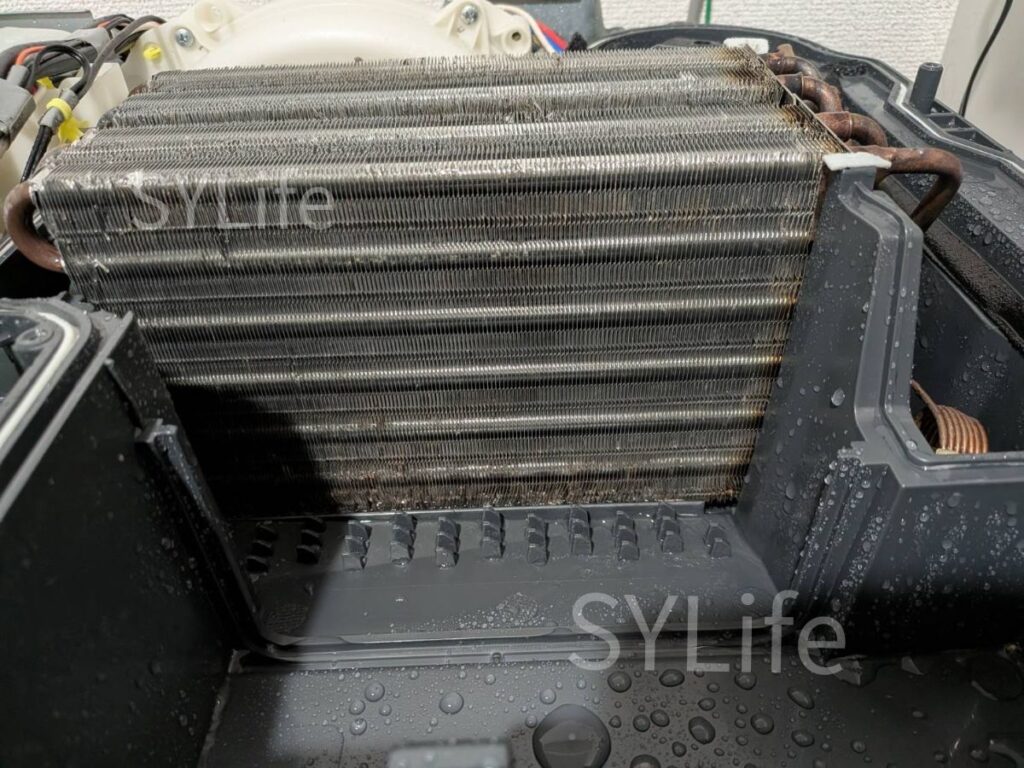 江東区ドラム式洗濯機クリーニングNA-VX9800Lヒートポンプ洗浄後