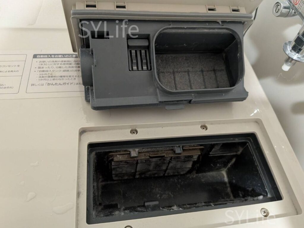 江東区ドラム式洗濯機クリーニングパナソニックNA-VX9800L乾燥フィルター汚れ
