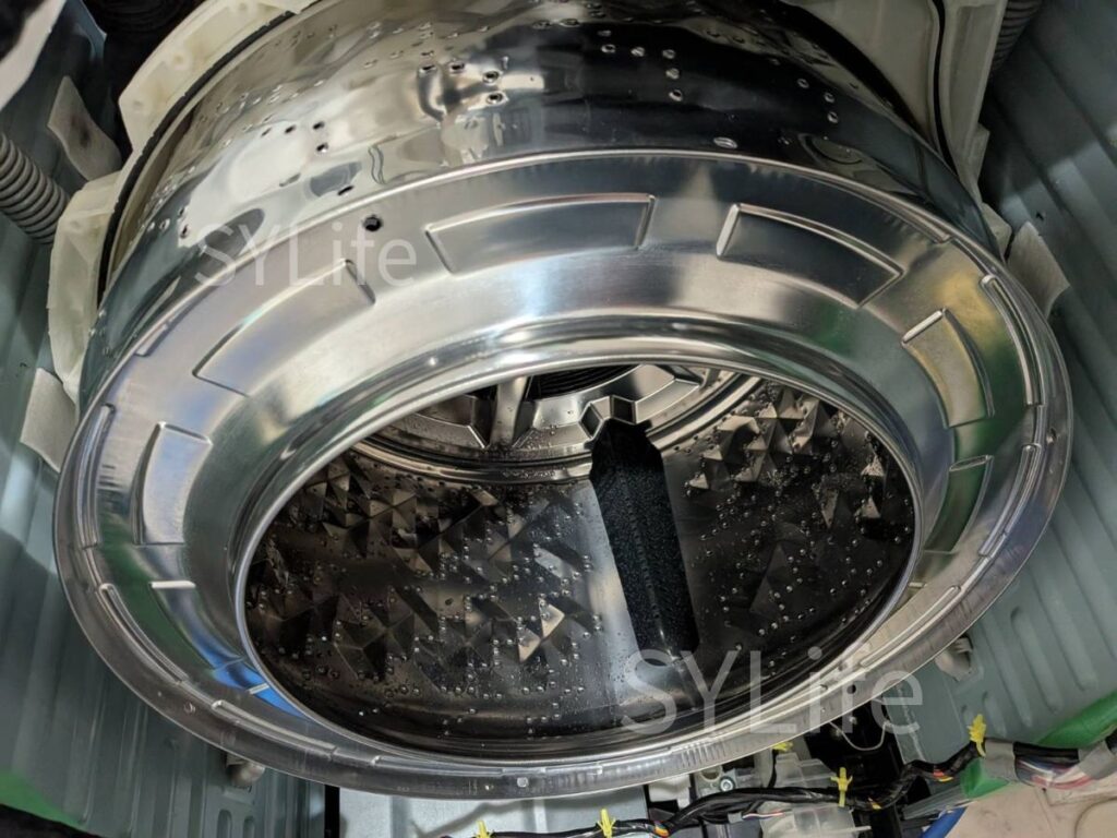 江東区ドラム式洗濯機クリーニングパナソニックNA-VX9800L洗濯槽洗浄後