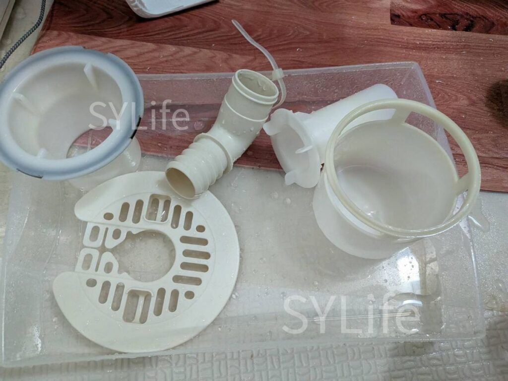 練馬区日立ドラム式洗濯機BD-SV120HL排水口洗浄後