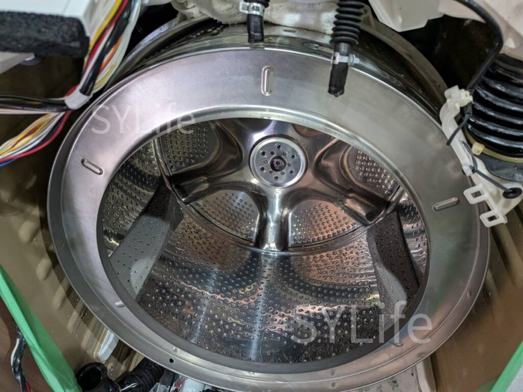 練馬区日立ドラム式洗濯機BD-SV120HL洗濯槽洗浄後