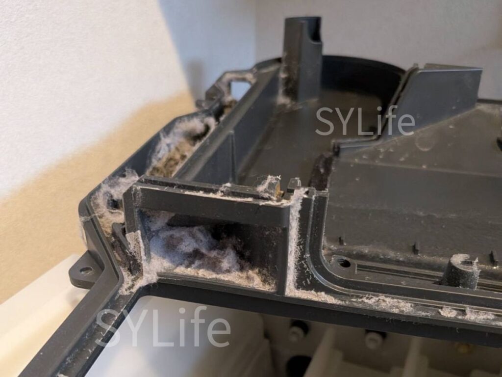 練馬区ドラム式洗濯機NA-LX127AL排気経路ホコリ詰まり