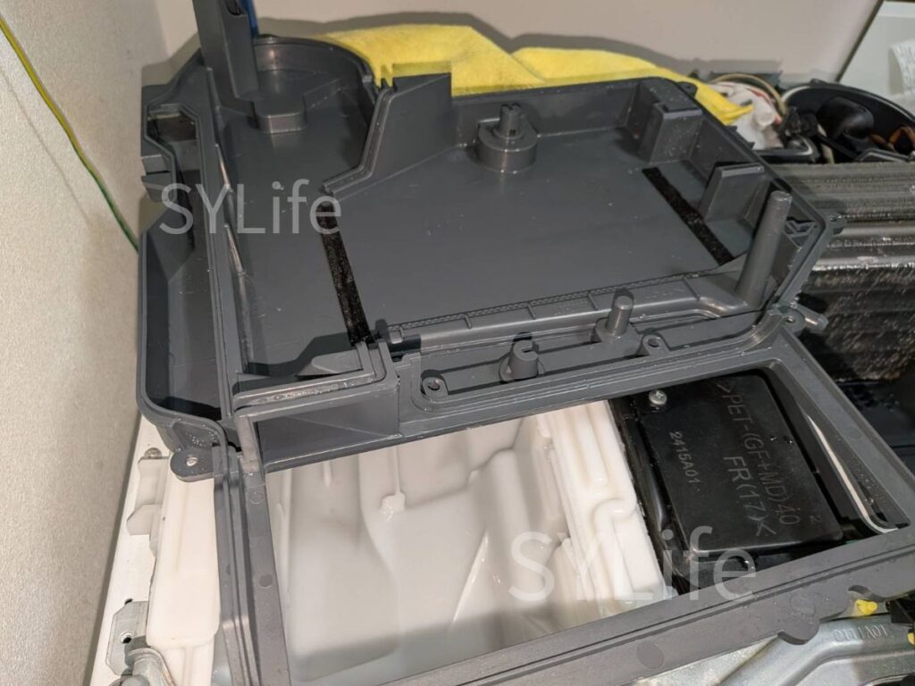 草加市NA-VX900ALパナソニックドラム式洗濯機排気経路洗浄後