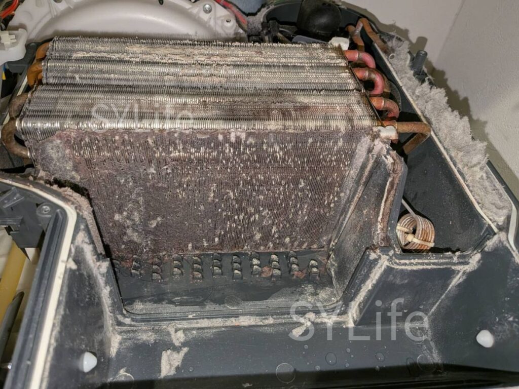 世田谷区 Panasonic NA-LX127BL-W ヒートポンプ洗浄前