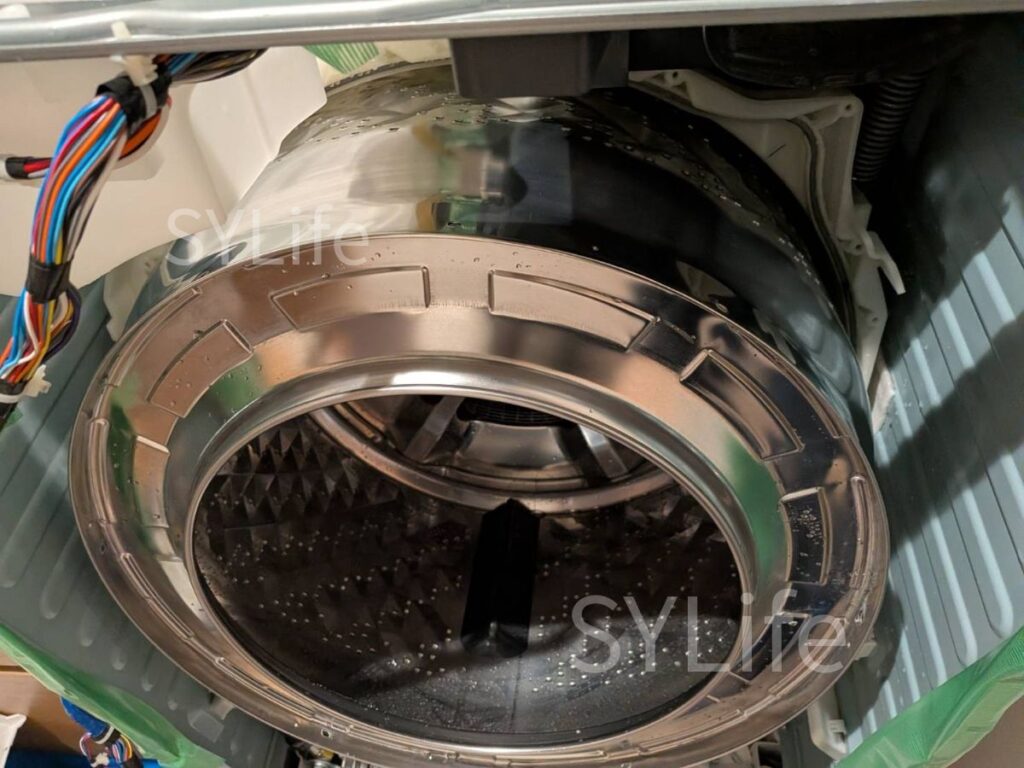 世田谷区 Panasonic NA-LX127BL-W 洗濯槽洗浄後
