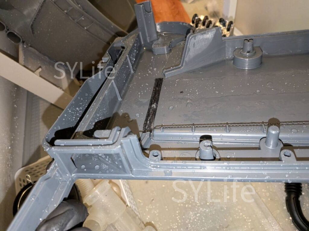 世田谷区Panasonic NA-VX900AL 排気経路洗浄後