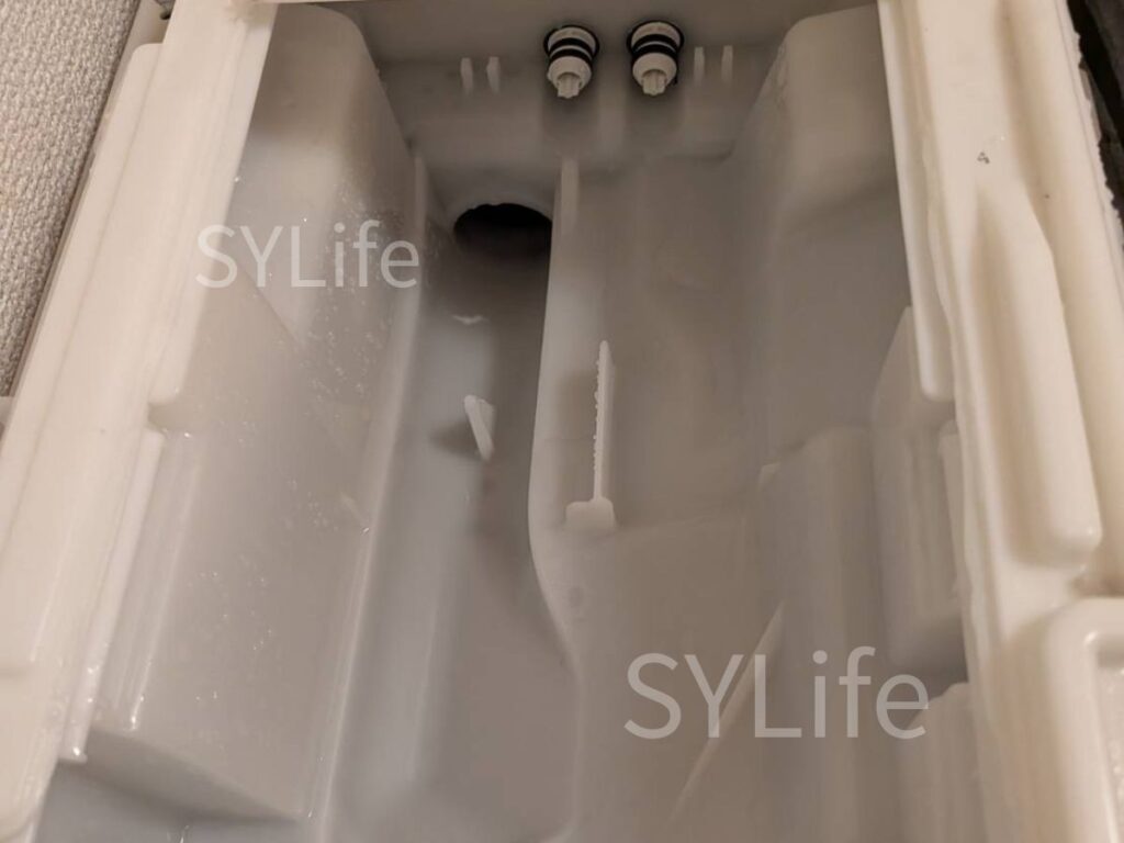 世田谷区Panasonic NA-VX900AL 洗剤投入口洗浄後