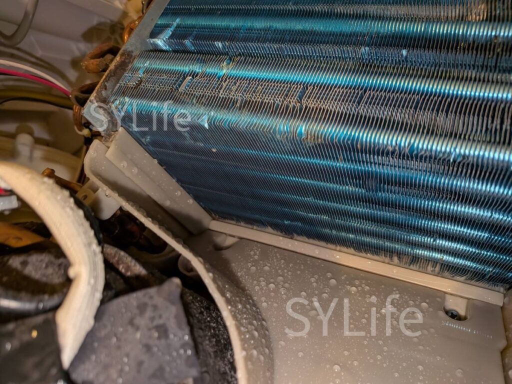 練馬区東芝TW-117V9ヒートポンプホコリ詰まり洗浄後
