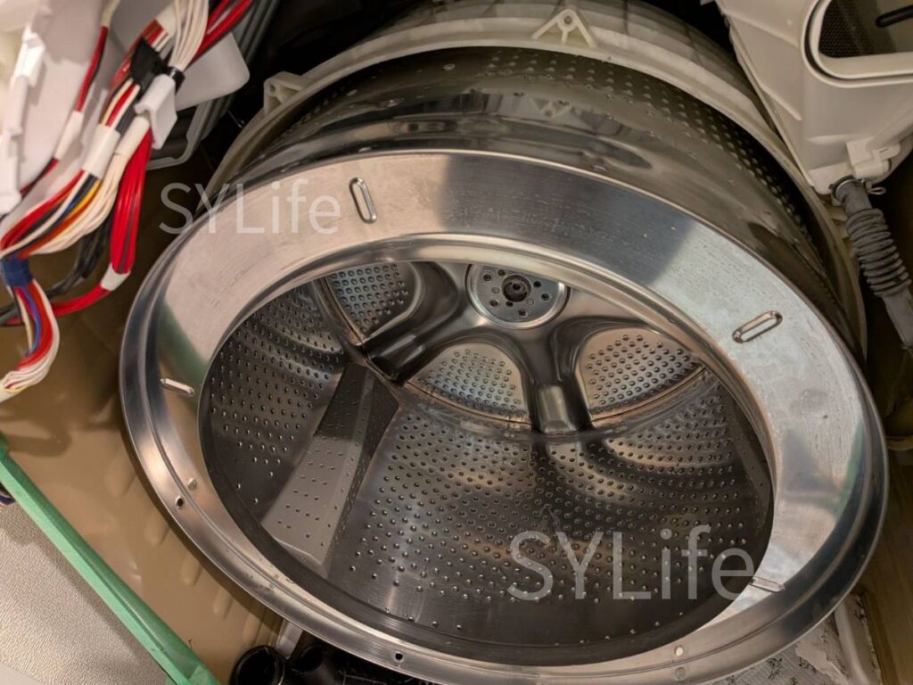 中央区日本橋日立ドラム式洗濯機BD-SX110FR洗濯槽洗浄後