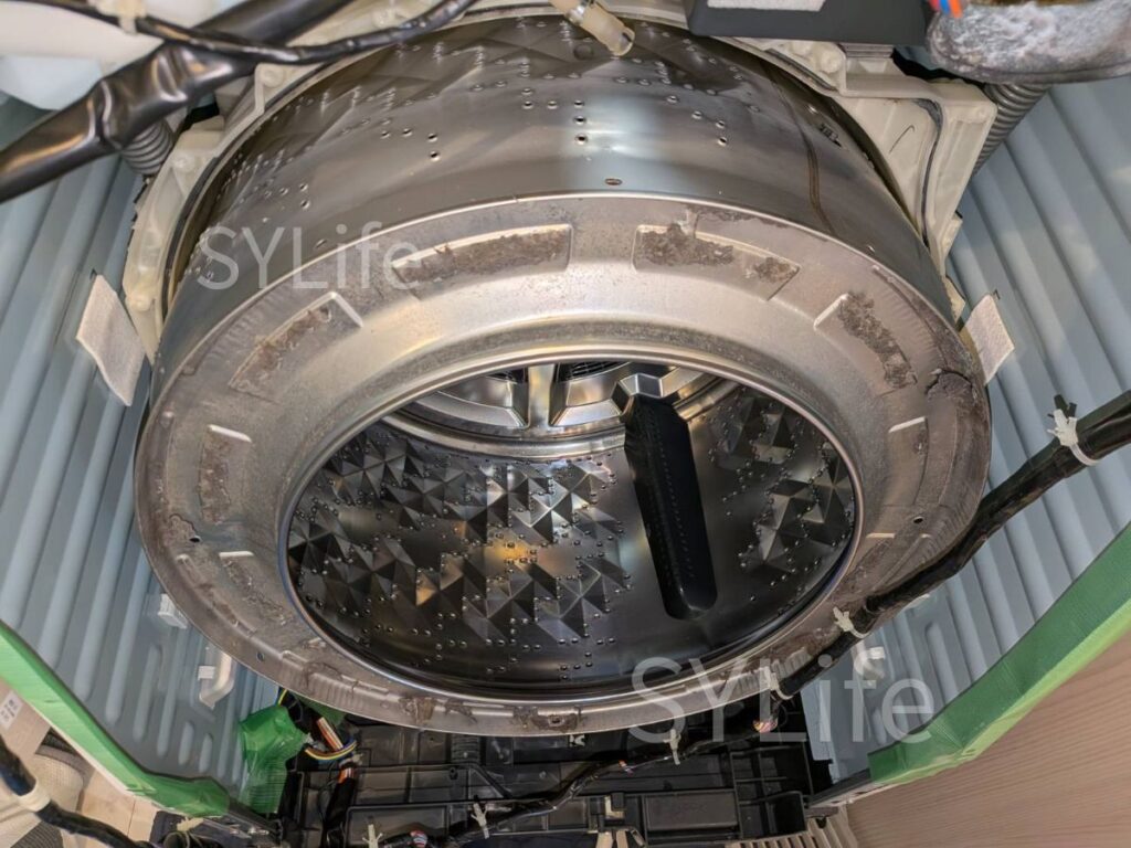 世田谷区ドラム式洗濯機パナソニックNA-VX800BR洗濯槽洗浄前
