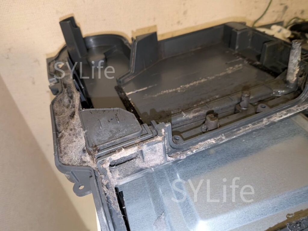 江東区ドラム式洗濯機Panasonic NA-VX8700R排気経路ホコリ詰まり