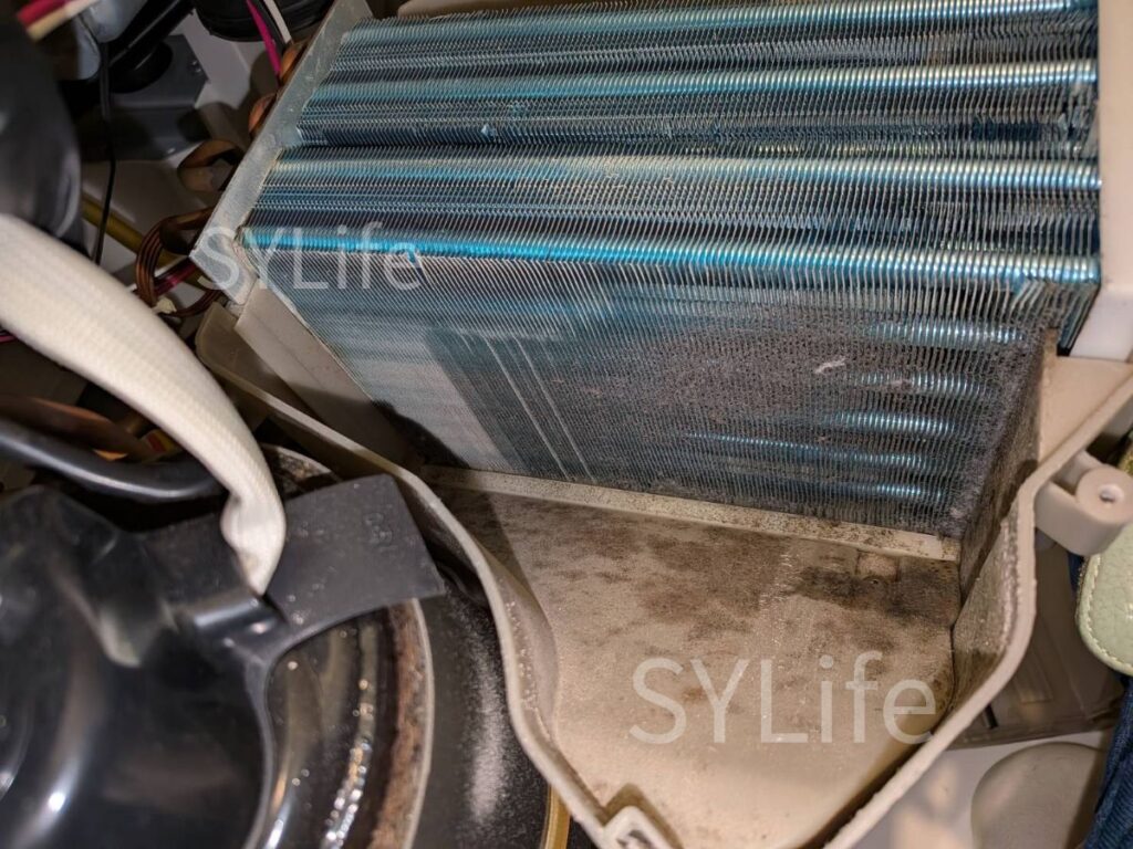 中央区ドラム式洗濯機クリーニング東芝TW-127X9BKLヒートポンプ洗浄前